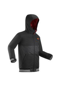 DREAMSCAPE - Kurtka snowboardowa dla dzieci Dreamscape SNB 100. Kolor: szary, czarny, czerwony, wielokolorowy. Materiał: materiał. Długość: długie. Sezon: zima. Sport: snowboard #2