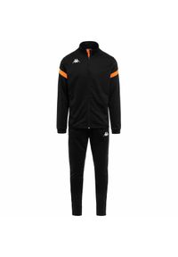 Dres Kappa Dalcito. Kolor: czarny, pomarańczowy, wielokolorowy. Materiał: dresówka. Sport: fitness
