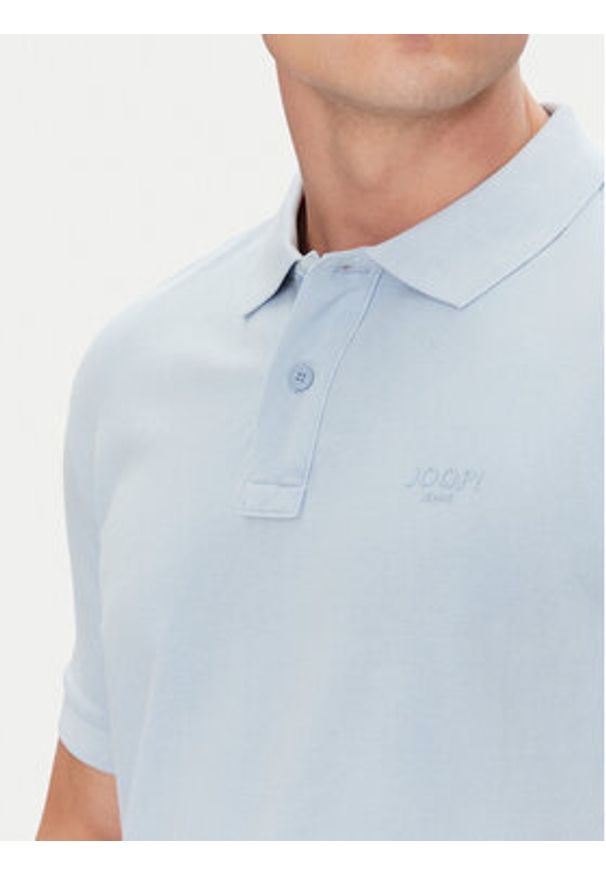 JOOP! Jeans Polo 15 JJJ-02Ambrosian 30045619 Błękitny Modern Fit. Typ kołnierza: polo. Kolor: niebieski. Materiał: bawełna