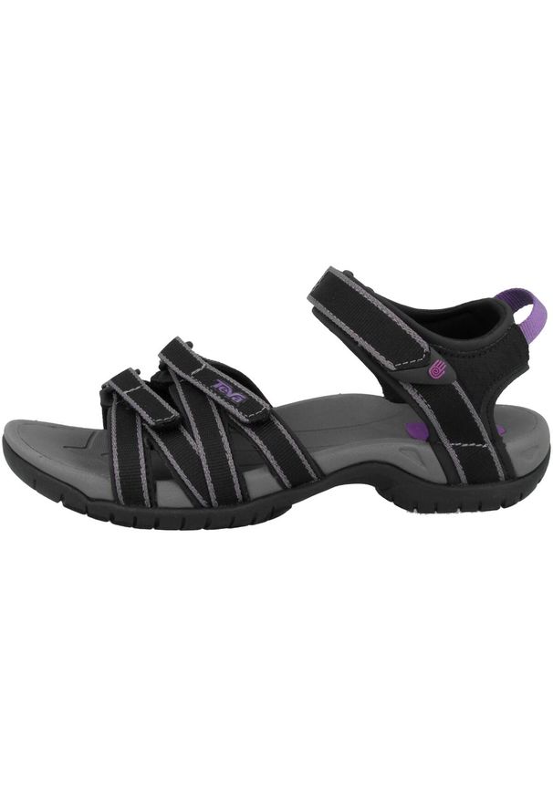 Buty do chodzenia damskie Teva Tirra. Zapięcie: rzepy. Kolor: czarny. Materiał: materiał. Sport: turystyka piesza