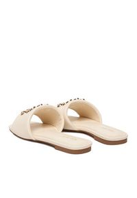 Nine West Klapki CEO-SMRL393663-02 Écru. Kolor: kremowy. Materiał: materiał #3