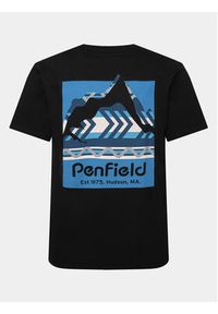 Penfield T-Shirt PFD0222 Czarny Relaxed Fit. Kolor: czarny. Materiał: bawełna