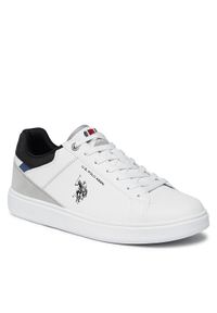 U.S. Polo Assn. Sneakersy ROKKO001D Biały. Kolor: biały. Materiał: materiał