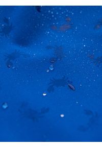 Ombre Clothing - Neonowe męskie szorty kąpielowe z efektem magic print – niebieskie V3 OM-SRBS-0147 - XXL. Kolor: niebieski. Materiał: poliester. Długość: krótkie. Wzór: nadruk. Styl: wakacyjny #3