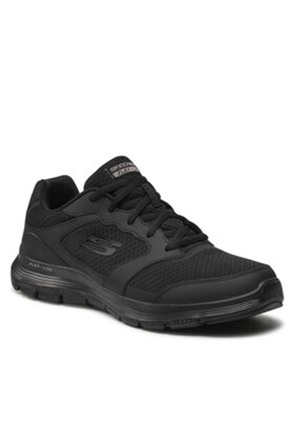 skechers - Skechers Sneakersy Flex Advantage 4.0 232225/BBK Czarny. Kolor: czarny. Materiał: materiał