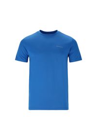 ENDURANCE - Koszulka treningowa męska Endurance Vernon V2 S/S. Kolor: niebieski. Sport: fitness