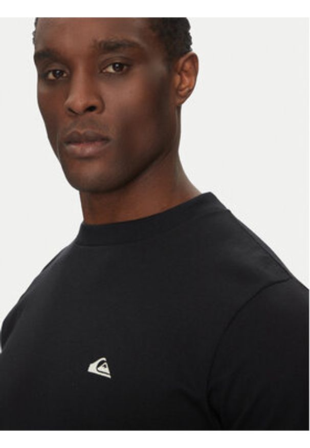 Quiksilver Bluza EQYFT04953 Czarny Regular Fit. Kolor: czarny. Materiał: bawełna