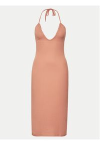 Roxy Sukienka letnia Late Sunset ERJKD03467 Pomarańczowy Slim Fit. Kolor: pomarańczowy. Materiał: syntetyk. Sezon: lato #8