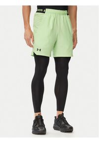 Under Armour Szorty sportowe Vanish Woven 6in 1373718 Zielony jasny Regular Fit. Kolor: zielony. Materiał: syntetyk #1