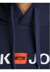 Jack & Jones - Jack&Jones Bluza Corp Old Logo 12137054 Granatowy Regular Fit. Kolor: niebieski. Materiał: bawełna, syntetyk