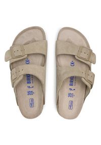 Birkenstock Klapki Arizona BS 1019088 Zielony. Kolor: zielony. Materiał: welur, skóra #3