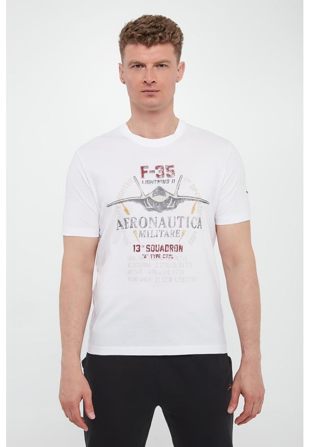 Aeronautica Militare - T-shirt męski z grafiką AERONAUTICA MILITARE