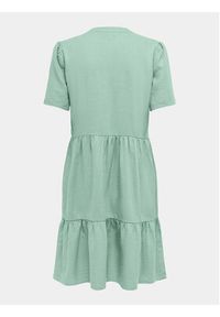 only - ONLY Sukienka letnia Tiri-Caro 15310970 Zielony Regular Fit. Kolor: zielony. Materiał: len. Sezon: lato #2