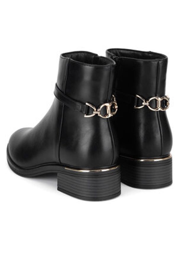 Clara Barson Botki WYL3937-3 Czarny. Kolor: czarny. Materiał: materiał