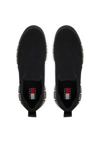 Tommy Jeans Sneakersy Tjw Chunky Knit Sneaker EN0EN03014 Czarny. Kolor: czarny. Materiał: materiał #3