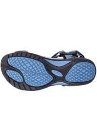 Sandały CMP Hamal Hiking M 38Q9957M916 niebieskie. Nosek buta: otwarty. Zapięcie: rzepy. Kolor: niebieski. Materiał: syntetyk, guma, materiał. Wzór: motyw zwierzęcy