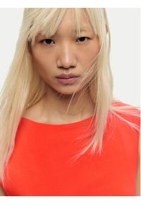 Desigual Sukienka letnia Lida 26SWVW18 Pomarańczowy Regular Fit. Kolor: pomarańczowy. Materiał: wiskoza. Sezon: lato #3