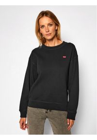 Levi's® Bluza Standard Crewneck 24688-0006 Czarny Relaxed Fit. Kolor: czarny. Materiał: bawełna