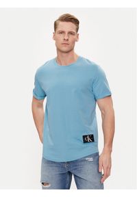 Calvin Klein Jeans T-Shirt J30J323482 Niebieski Regular Fit. Kolor: niebieski. Materiał: bawełna