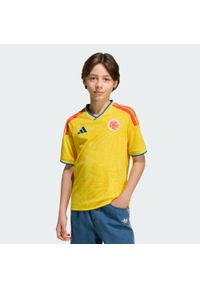 Adidas - Dziecięca koszulka podstawowa Kolumbia 26. Kolor: żółty. Materiał: dzianina. Sport: piłka nożna #1