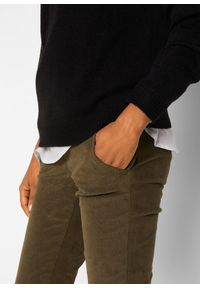 bonprix - Sweter dzianinowy z okrągłym dekoltem. Kolor: czarny. Materiał: dzianina. Długość: długie #3