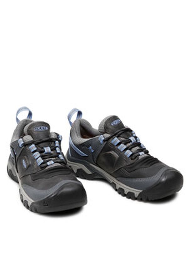 keen - Keen Trekkingi Ridge Flex Wp W 1024923 Czarny. Kolor: czarny. Materiał: skóra, nubuk