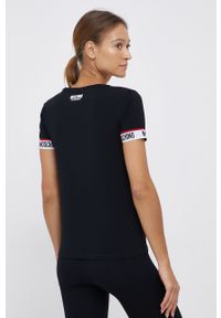 Moschino Underwear T-shirt damski kolor czarny. Okazja: na co dzień. Kolor: czarny. Materiał: dzianina. Styl: casual #4