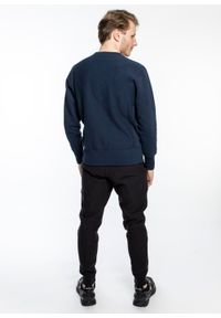 Bluza męska Champion Premium Reverse Weave Fleece Sweatshirt (215160-BS501). Kolor: niebieski. Materiał: materiał. Styl: elegancki, sportowy