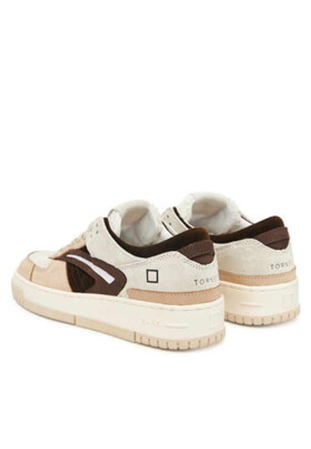 D.A.T.E. Sneakersy Torneo Pop W431-TO-PO Szary. Kolor: szary. Materiał: skóra