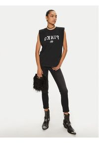 Pinko - PINKO Jeansy 100169 A1RH Czarny Slim Fit. Kolor: czarny #4