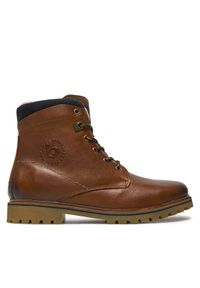 Bugatti Trapery BUGATTI-321AOQ521200 6000 BROWN Brązowy. Kolor: brązowy. Materiał: nubuk, skóra #1