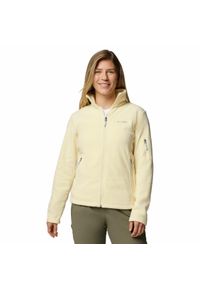 columbia - Bluza polarowa damska Columbia Fast Trek II rozpinana. Kolor: żółty. Materiał: polar