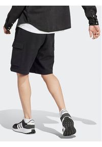 Adidas - adidas Szorty sportowe Essentials HA4338 Czarny Regular Fit. Kolor: czarny. Materiał: bawełna. Styl: sportowy #6