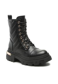 DeeZee Trzewiki WS9186-02 Czarny. Kolor: czarny. Materiał: skóra #1
