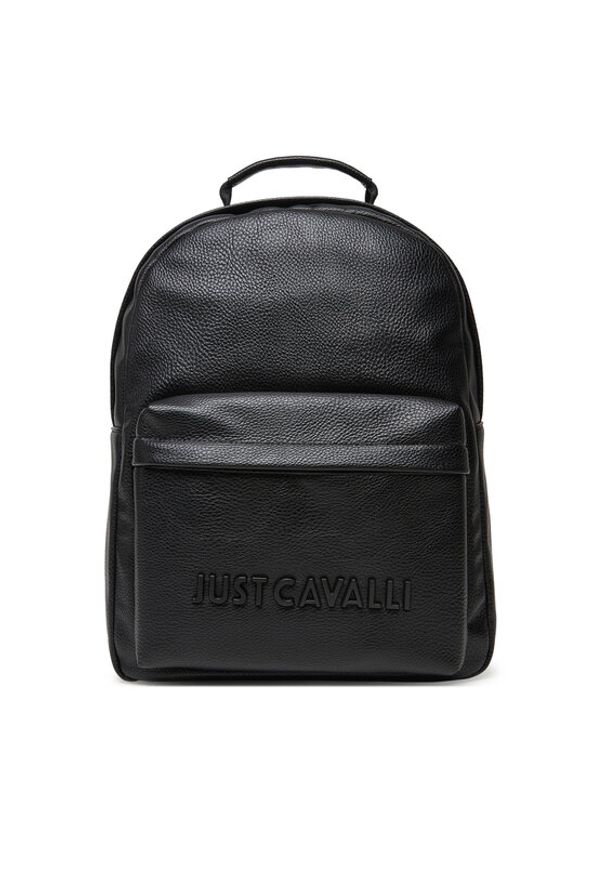 Just Cavalli Plecak 78QA4B11 ZSB81 Czarny. Kolor: czarny. Materiał: skóra