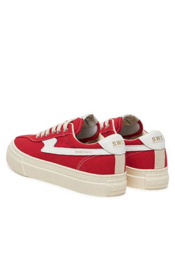 S.W.C Stepney Workers Club Sneakersy Dellow S-Strike Cup YA25412 Czerwony. Kolor: czerwony. Materiał: materiał