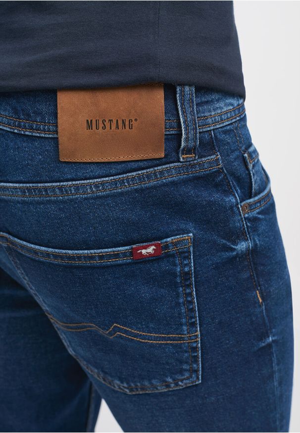 Mustang - MUSTANG VEGAS MĘSKIE SPODNIE JEANSOWE JEANSY DENIM BLUE 1013663 5000 783