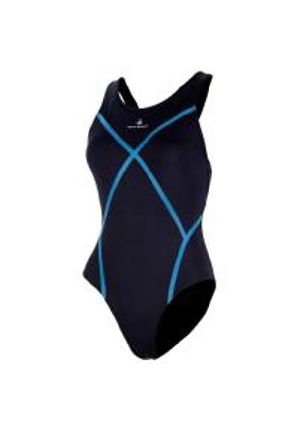 Strój Kąpielowy Aqua Sphere Capri – Czarno-Niebieski – Rozmiar 28. Kolor: czarny, niebieski, wielokolorowy