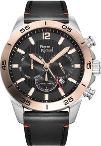 Zegarek Pierre Ricaud Zegarek męski Pierre Ricaud P97261.R254QF czarny. Kolor: czarny #1