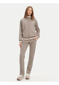 Guess Bluza V5YQ03 KB212 Brązowy Regular Fit. Kolor: brązowy. Materiał: syntetyk #3