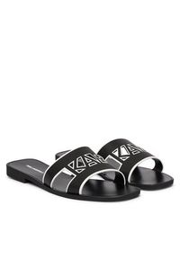 Karl Lagerfeld - KARL LAGERFELD Klapki Skoot III KL80406C Czarny. Kolor: czarny. Materiał: skóra #2