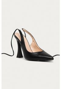 Answear Lab - Szpilki Sweet Shoes. Kolor: czarny. Obcas: na szpilce. Styl: wakacyjny. Wysokość obcasa: średni #2