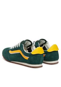 Vans Sneakersy Super Lowpro VN000XVK02I1 Zielony ciemny. Kolor: zielony. Materiał: skóra, zamsz #5