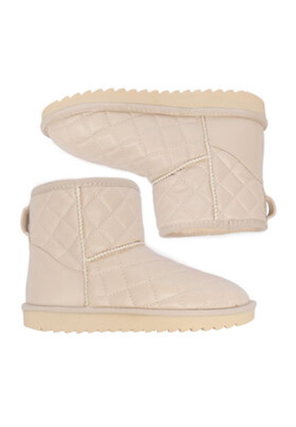 DeeZee Śniegowce MXPZ-17 Beżowy. Kolor: beżowy. Materiał: materiał