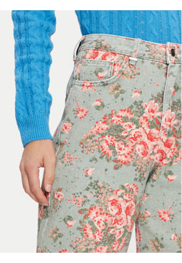 United Colors of Benetton - United Colors Of Benetton Jeansy 40B3DE027 Kolorowy Balloon Fit. Wzór: kolorowy
