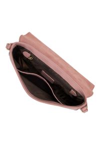 Wittchen - Damska saddle bag z groszkowanej skóry różowa. Kolor: różowy. Sezon: lato. Materiał: skórzane. Styl: elegancki #3