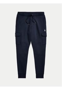 Polo Ralph Lauren Spodnie dresowe 710881522007 Granatowy Regular Fit. Kolor: niebieski. Materiał: syntetyk, bawełna #5