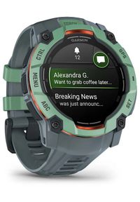 GARMIN - Zegarek sportowy Garmin Instinct 3 AMOLED - 50mm Zielony (010-03020-01). Kolor: zielony. Styl: sportowy #1