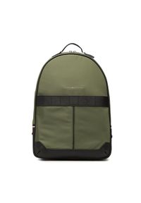 TOMMY HILFIGER - Tommy Hilfiger Plecak Th Elevated Nylon Backpack AM0AM10939 Zielony. Kolor: zielony. Materiał: materiał