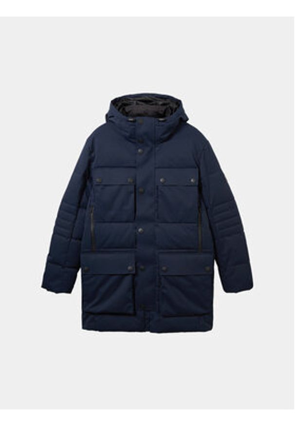 Tom Tailor Kurtka puchowa 1037359 Granatowy Regular Fit. Kolor: niebieski. Materiał: syntetyk